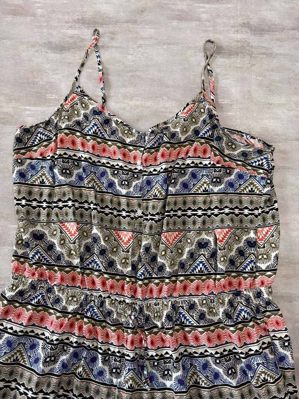 Old Navy Plus Size 4X Tribal Geometric Print Cami Jumpsuit - Picture 6 of 6